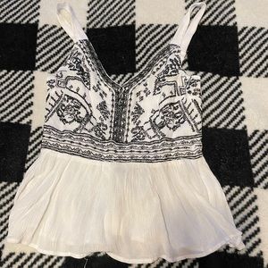 Black and White tank top